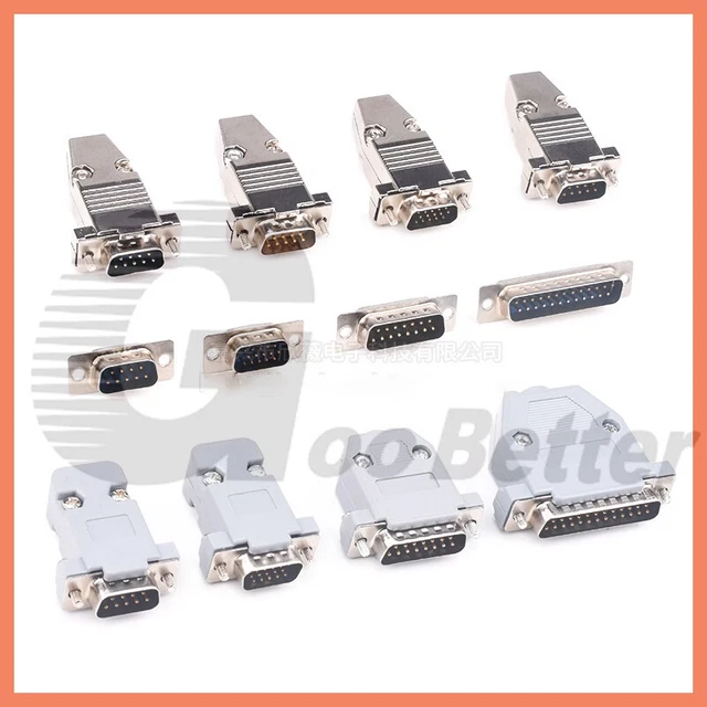 DB9/15/25 9 15 25 Pin D-Sub Serial RS232 Male Female Connector Plug ...