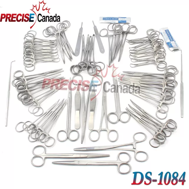 126 Pcs Canine+Feline Spay Pack Veterinary Surgical Instruments Ds-1084