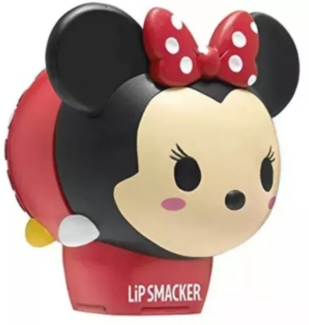 ⚡LIP SMACKER Disney Tsum Tsum Lip Balm Minnie Mouse Strawberry Lollipop 0.26 oz. 2