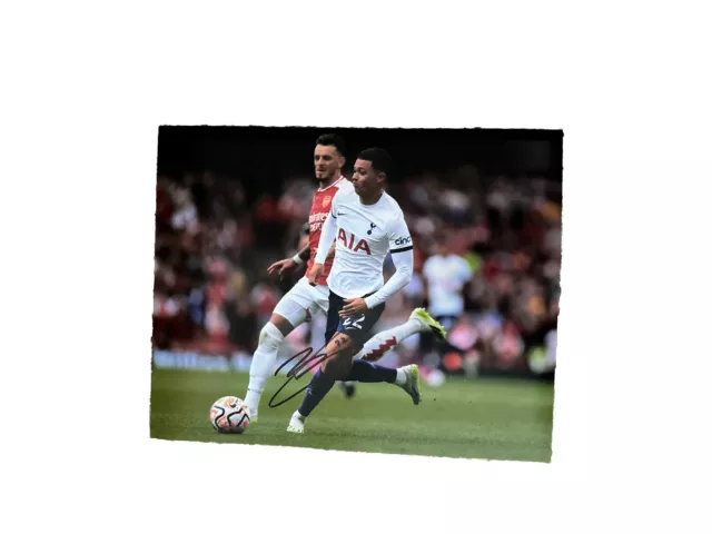 BRENNAN JOHNSON TOTTENHAM HOTSPUR FC SPURS 10x8” HAND SIGNED PHOTO 2023