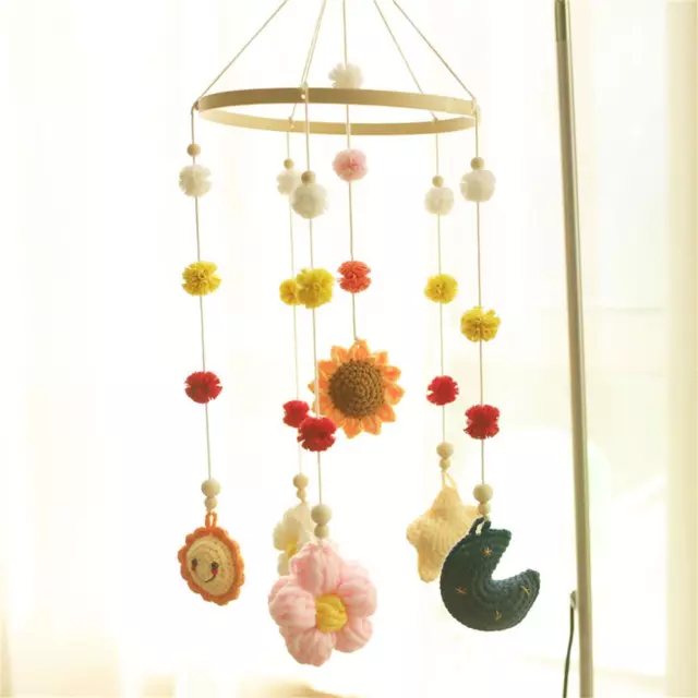 Mobile pour bébé pour décor de crèche de berceau avec décor d'étoile de lu