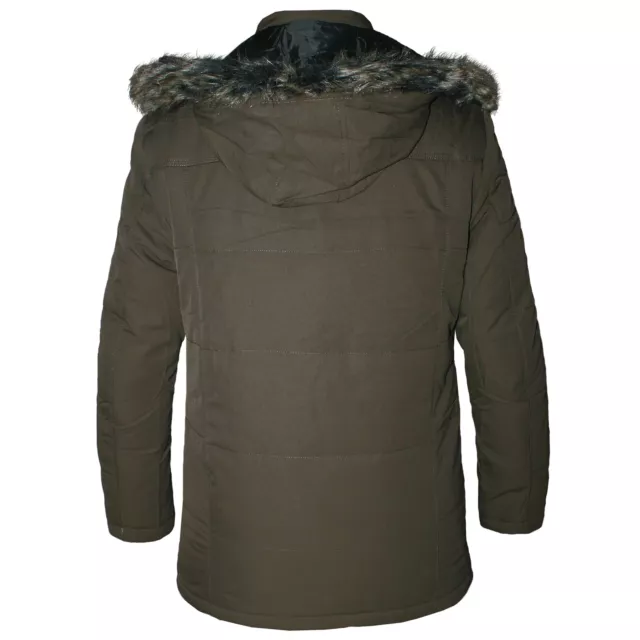 Giubbotto Uomo Invernale Parka Imbottito Giacca Cappotto Piumino Casual 8566 9