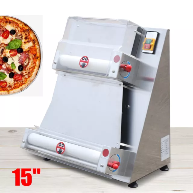 VEVOR Commercial Dough Roller Sheeter 11.8inch Electric Pizza Dough Roller  Machine 370W Automatically Suitable for Noodle Pizza Bread and Pasta Maker  Equipment 