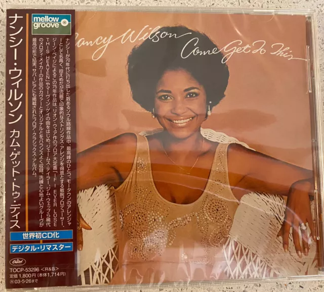 Nancy Wilson – Come Get To This (CD) JAPAN OBI TOCP-53296 PROMO NEW & Sealed
