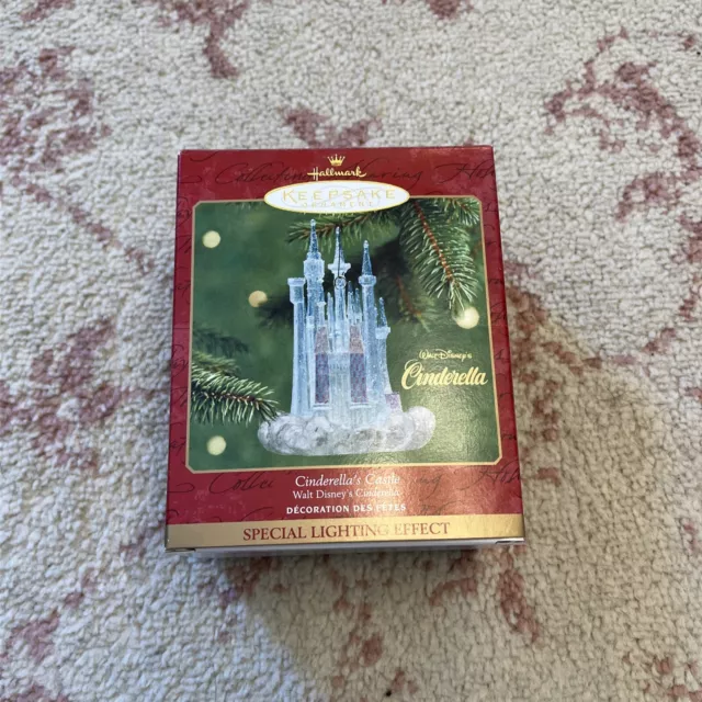 Walt Disney's Hallmark Keepsake Ornament "Cinderella's Castle" Christmas