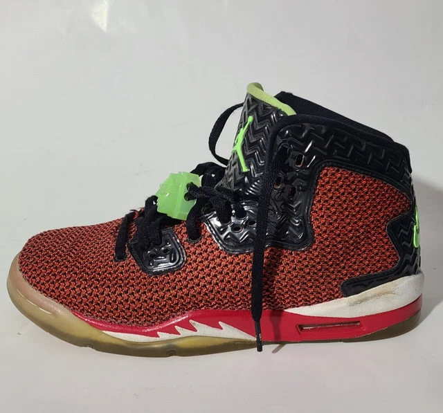 NIKE AIR JORDAN Spike Forty BK YaDig Red Basketball Shoes Youth Size 7