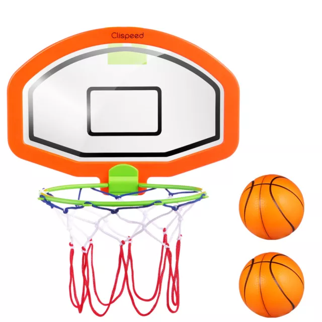 Set Canestro Mini Basket Cesto Con 2 Palle Gioco Per Bambini Appendere Muro