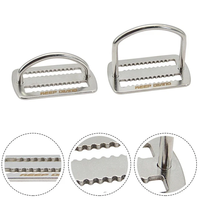Vvikizy Boucle de ceinture de plongée en acier inoxydable 304 pour