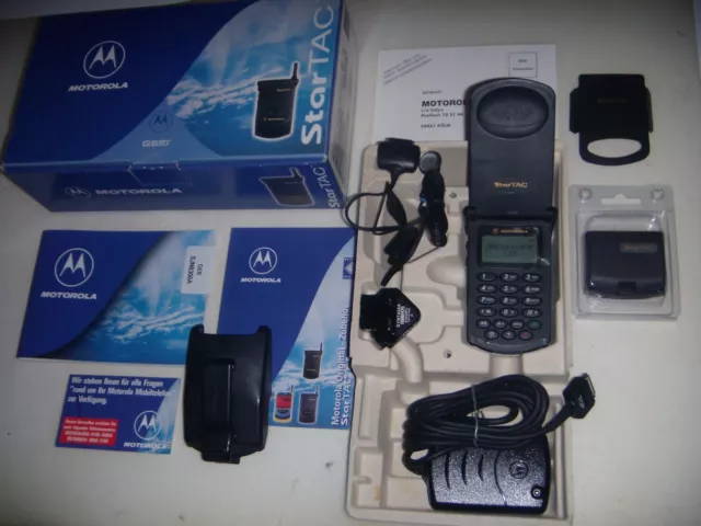Motorola Startac 130 Gsm Originale Unico+Scatola Accessori Completi+Batt. Nuova