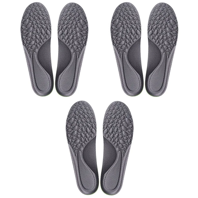 3 Pairs Solette Assorbenti Soletta Ad Arco Accessori Sportivi Multifunzione