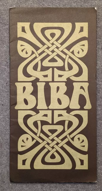 Vintage 1960s BIBA fashion mail order catalogue with order form, + bonus items