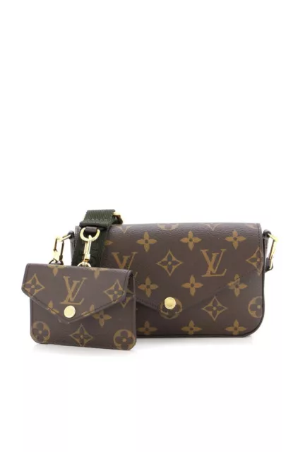 LOUIS VUITTON FÉLICIE STRAP & GO POCHETTE IN MONOGRAM CANVAS — Pushkin  Antiques