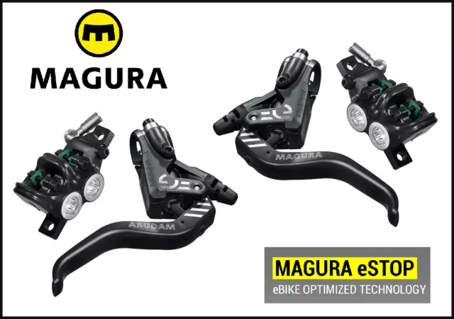 Magura MT4 eStop Fahrrad Ebike Hydraulische Bremse 2-Finger Alu Hebel
