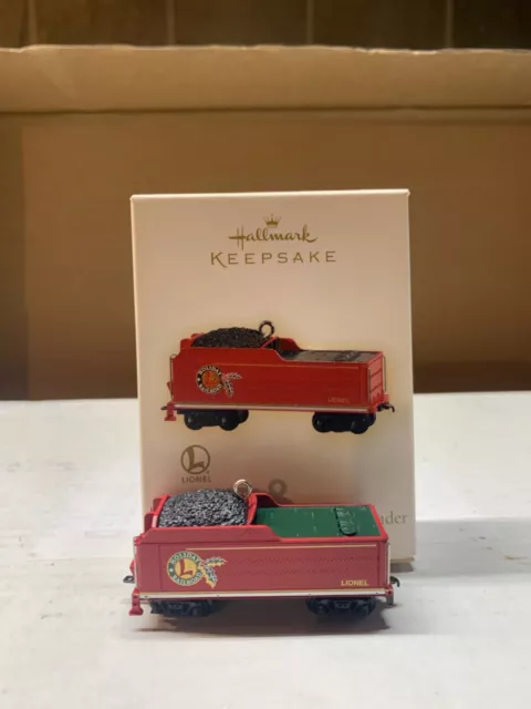 2010 Hallmark Keepsake Ornament Lionel Holiday Red Mikado Tender