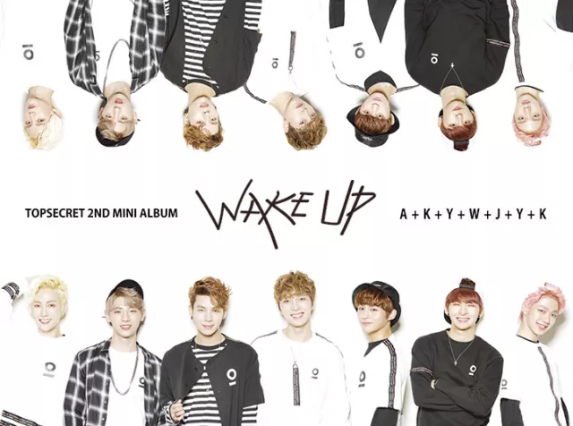 TOPSECRET [WAKE UP] 2. Mini Album TST CD + Fotobuch + Karte + Foto K-POP VERSIEGELT 3