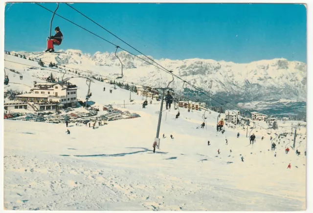 Monte Bondone - Trento - Baita Montesel - Seggiovia - Viagg. 1973 -92258-