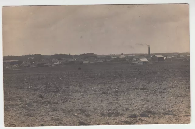 Latvia Russia RPPC PRIEKULE General View Rare early real photo Postmarks 1913