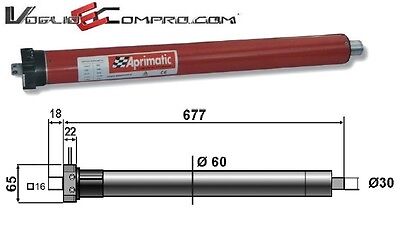 Aprimatic Motore tubolare APRIMATIC REVOLUX WIRELESS 45CMS 50Nm per tapparelle e tende da 
