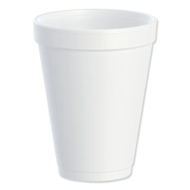 Dart 12J12 12 oz. Foam Drink Cups - WHT (40/Carton) New