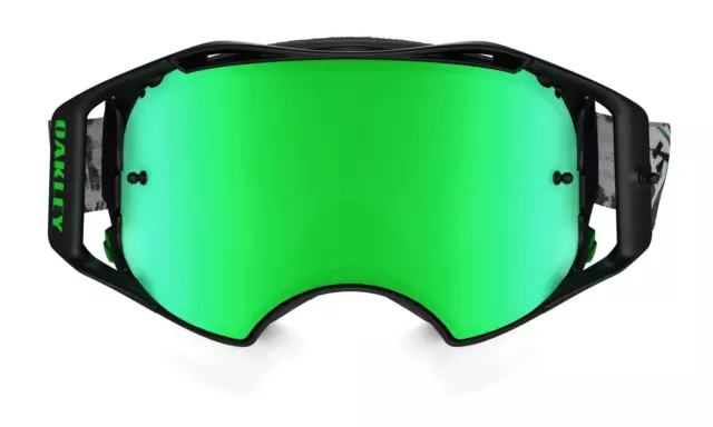 Goggle Shop Détachable Lentille Pour Oakley Airbrake Lunettes Motocross - Vert