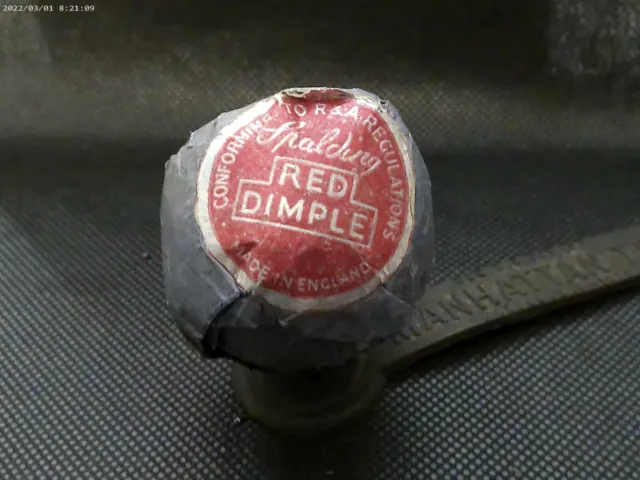 antique vintage  Spalding RED DIMPLE wrapped golf ball