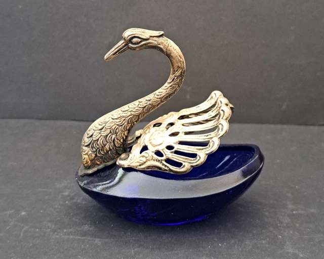 TLTDSMYF Coppia di Ceramica/2 Pezzi Statua di Cigno Decorazione della casa Artigianato Scultura Figurine di Animali da Tavolo Soggiorno Decorazione Regalo di Nozze Decorazione per libreria