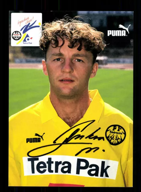 Marek Penksa Autogrammkarte Eintracht Frankfurt 1993-94 Original Signiert