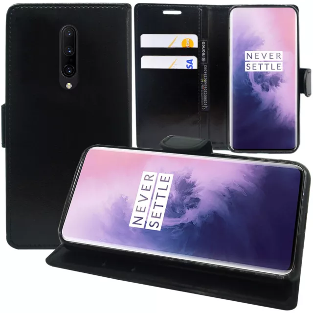 Etui Coque Housse Portefeuille Rabat Cuir PU pour OnePlus 7 Pro/ 7 Pro 5G 6.67"