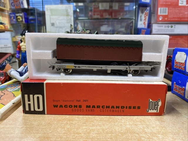 JOUEF HO RÉF.6966 Wagon et Remorque KANGOUROU Très Bon État EUR 30,00
