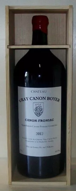 Chateau Vray Canon Boyer 2017 Canon- Fronsac Melchior 18L