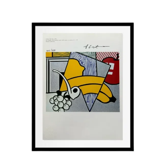ROY LICHTENSTEIN - Cubist Still Life, Signed Offset Lithograph. $85.00 ...