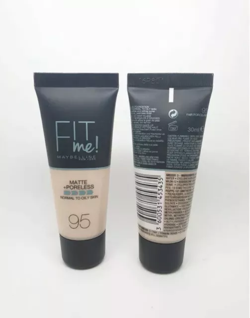 Maybelline FIT ME! Matte & Poreless Foundation 30ml - Choose your shade NEW