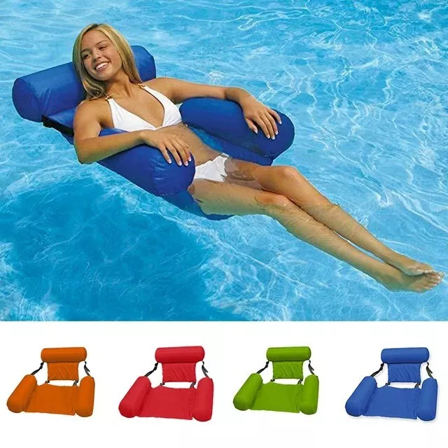 Colchoneta hinchable flotador para playa piscina Cómoda Sillón intex