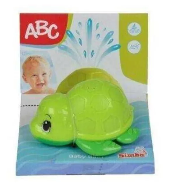 Brand New Simba ABC Green Turtle Baby Bath Toy, battery operated not included