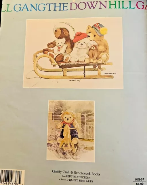 DAWNA BARTON'S Watercolors in Counted Cross Stitch The Downhill Gang and + 1PGC 2