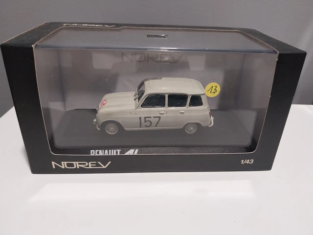 Lot 3 Norev 1/43 Renault 4L + Ondine + Dyane - Années 60 - Très Bon état