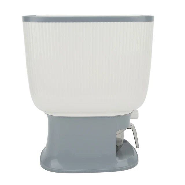 (Grigio) Distributore di riso dispenser di riso domestico grande capacità automatico