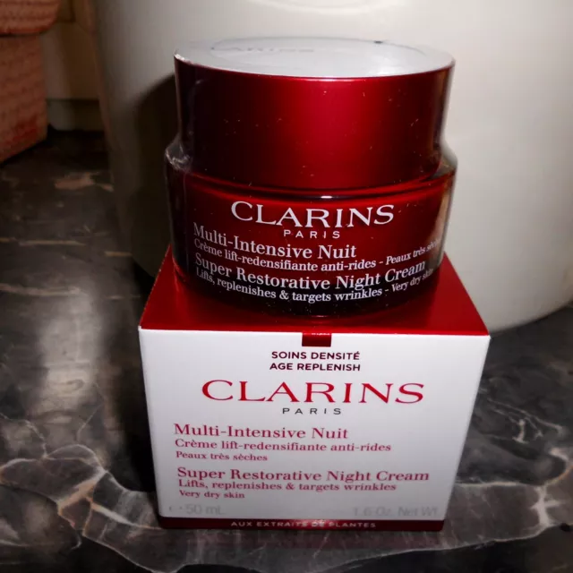 CLARINS Multi Intensive Nuit Super Restorative Night very dry Skin 50 ml Neu
