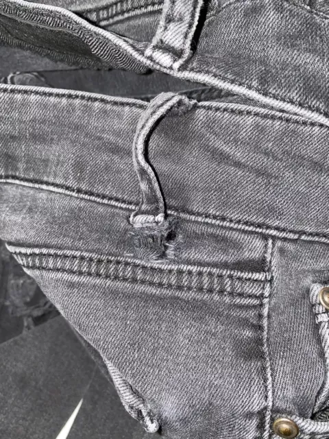 ASOS DISTRESSED SKINNY Jeans Men’s Size 32x30 In Faded Black/Black $10. ...