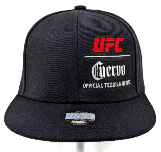 UFC Logo Jose Cuervo Official Tequila Of UFC Snapback Black Cap Hat MMA Fighting