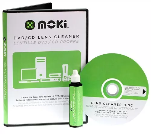 MOKI DVD/CD/PCs & Gaming Lens Cleaner NEW