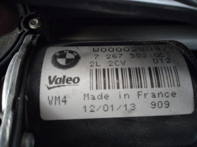 726750302 moteur essuie-glace av BMW 3 20 D (16 CV) 2011 2350159