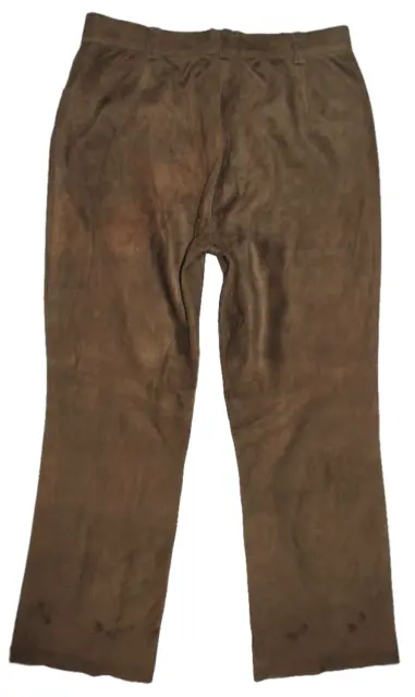 Lungo " COUNTRY MADDOX " Donne- Trachten- Pantaloni IN Pelle/Pantaloni Braun Tgl 2