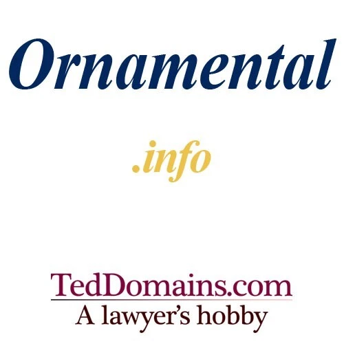 Ornamental.info - Premium Domain - lll llll nnn nnnn