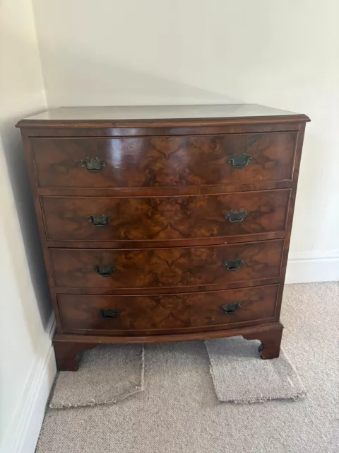 wooden chest of large drawers vintage