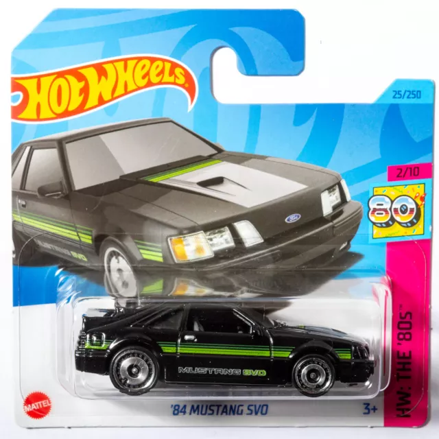 Hot Wheels - '84 Ford Mustang SVO - HW The '80s 2023 2/10 Short Card 25/250