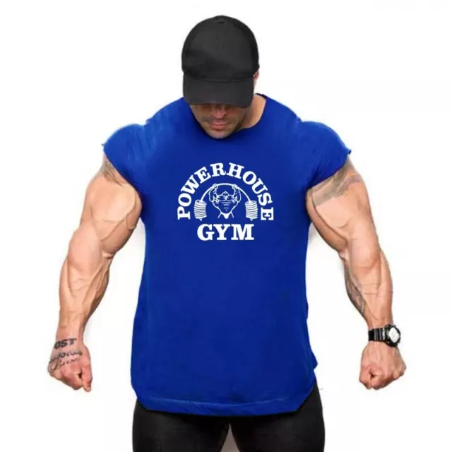 Powerhouse Gym T-Shirt Bodybuilding Gym Golds Gym Fitness