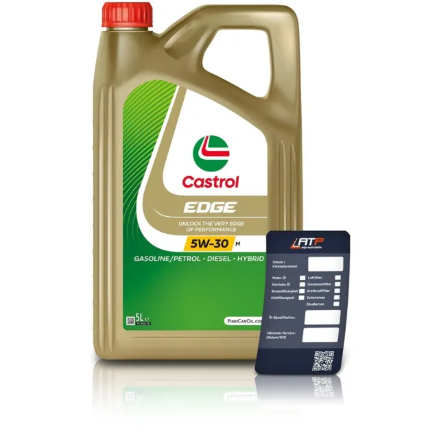 5 L Liter Castrol Edge 5W-30 M Motor-Öl Motoren-Öl