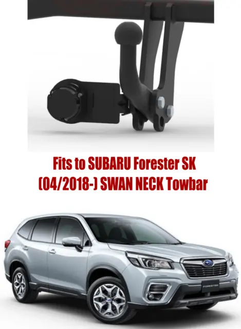 Cygne Col Remorquage Barre Pour Subaru Forester Sk (2018 & 7 Broche Relais Kit -