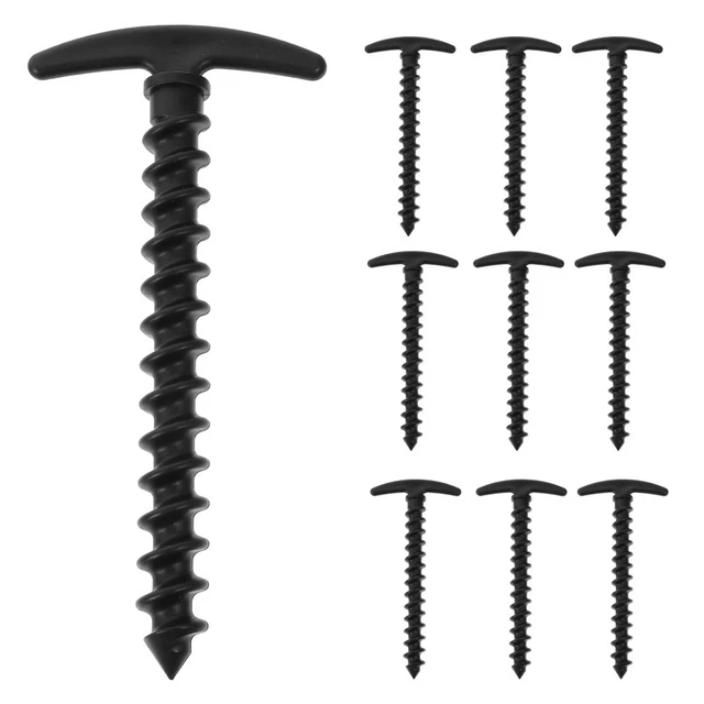 Lot De 50 Piquets De Tente Relaxdays – Acier, Forme En V, 18x2x1.5cm, œillet 6mm, Argenté